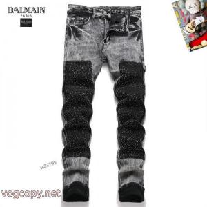 BALMAIN偽 ブランド 販売最新先取りおしゃれなロゴ入り 期間限定価格 ファッションブランドジーンズ
