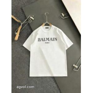 BALMAIN半袖Tシャツ最落なし! 希少! 夏限定の人気おすすめ 優等品ブランド コピー s 級