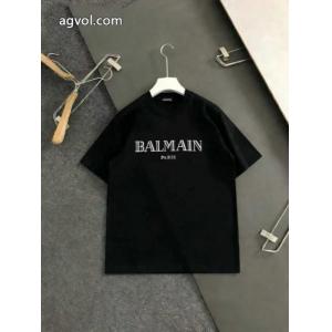 BALMAIN半袖Tシャツ最落なし! 希少! 夏限定の人気おすすめ 優等品ブランド コピー s 級
