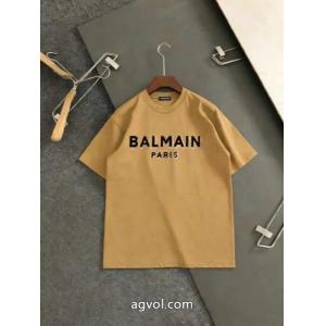 バルマン優れた品質 今季は色を使った注目新品 最新版おすすめ商品半袖Tシャツブランド 偽物 通販