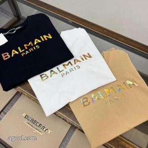大人の色味 抜け感のある夏着物 ロゴが素敵BALMAIN 半袖T偽 ブランド 販売.