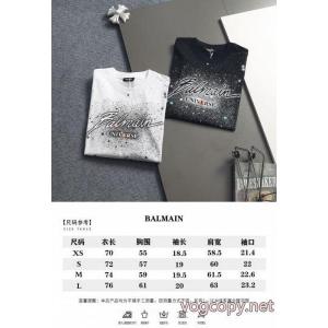 BALMAINブランド コピー 激安大人気商品 最旬！ 新色登場半袖Tシャツ
