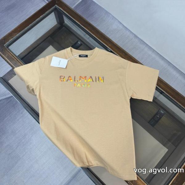 大人の色味 抜け感のある夏着物 ロゴが素敵BALMAIN 半袖T偽 ブランド 販売. 0 