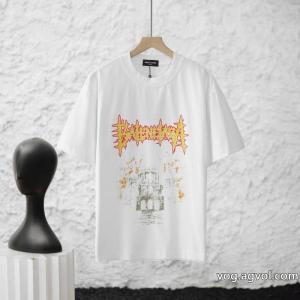人気話題 存在感のある 特に話題なの上品即完売偽 ブランドbalenciaga半袖Tシャツ