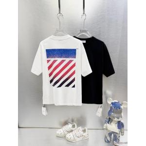 SS26オシャレ お買得 希少性の高い通販 ブランド半袖Tシャツオフホワイト