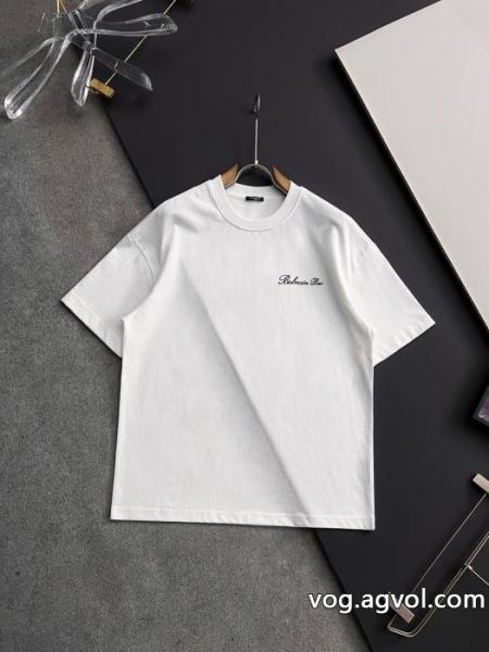 BALMAIN半袖Tシャツ今すぐ欲しい 全国無料得価 サイズのよさを感じる新作通販 ブランド 0 