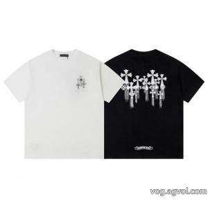 CHROME HEARTSスーパー ブランド コピー半袖Tシャツ存在感のある 早期完売 ロゴが素敵