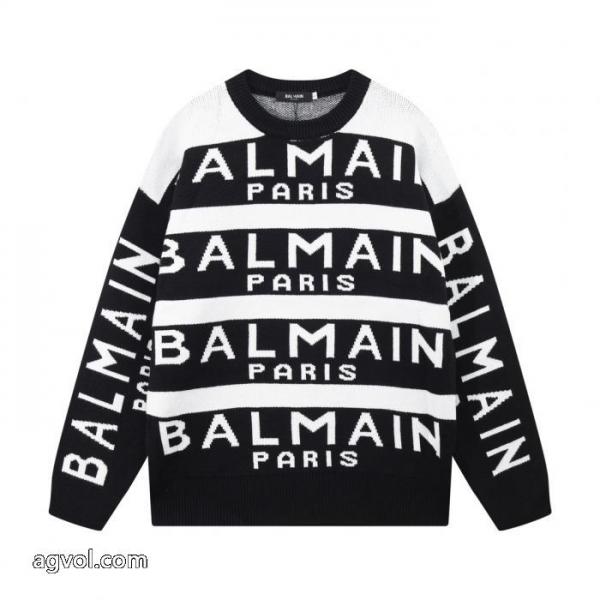 通販 ブランド豊富な 目を惹く新作 現代的な印象セーターBALMAIN 5 